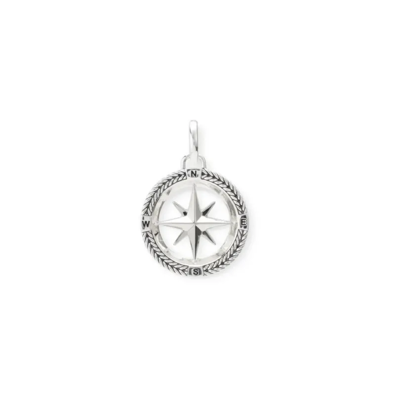 Buddha to Buddha Anhänger Compass Silber