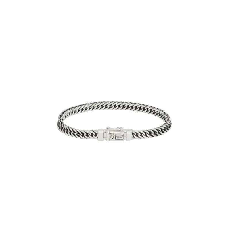 Buddha to Buddha Herren Armband Esther Mini Silber 19cm