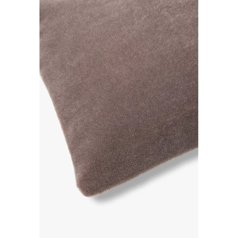 Kissenbezug – Mohair Velours, Modernes Design, Aubergine Farbe - Amy | Studio Femme Home
