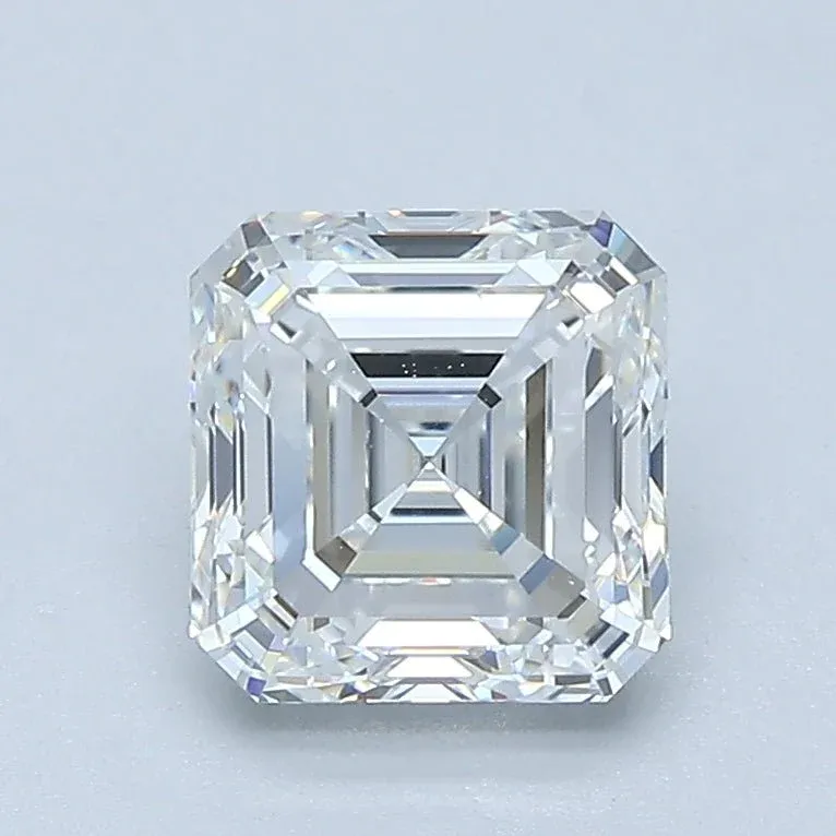 1.5 Carat Asscher - Natural Diamond - 1.51 - F - VS2 - EX - EX - Diamonds By Rothschild
