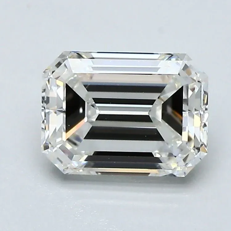 1.5 Carat Emerald - Natural Diamond - 1.52 - G - IF - VG - EX - VG - Diamonds By Rothschild