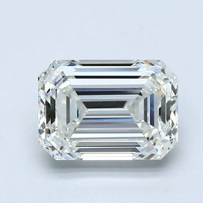 1.5 Carat Emerald - Natural Diamond - 1.7 - G - VS2 - EX - EX - Diamonds By Rothschild