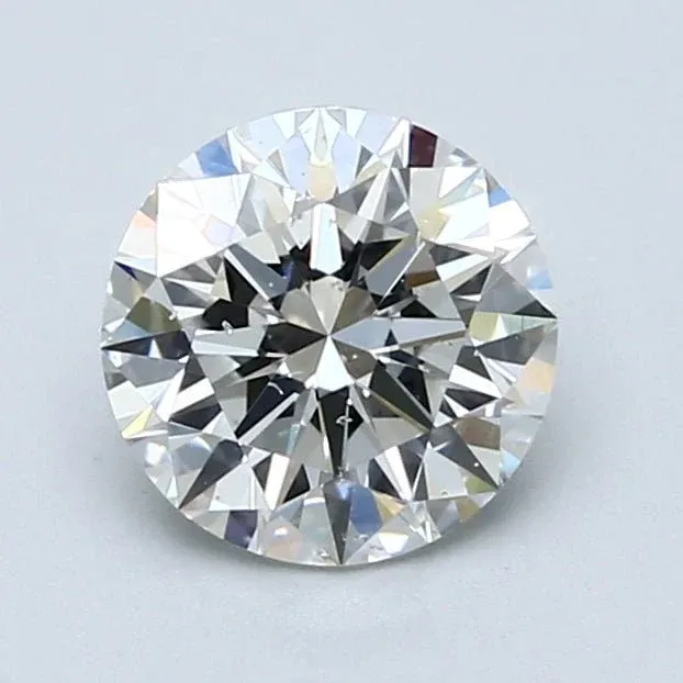 1.5 Carat Round - Natural Diamond - 1.41 - H - SI1 - EX - EX - EX - Diamonds By Rothschild