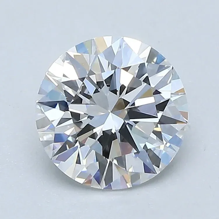 1.5 Carat Round - Natural Diamond - 1.46 - D - IF - EX - EX - EX - Diamonds By Rothschild