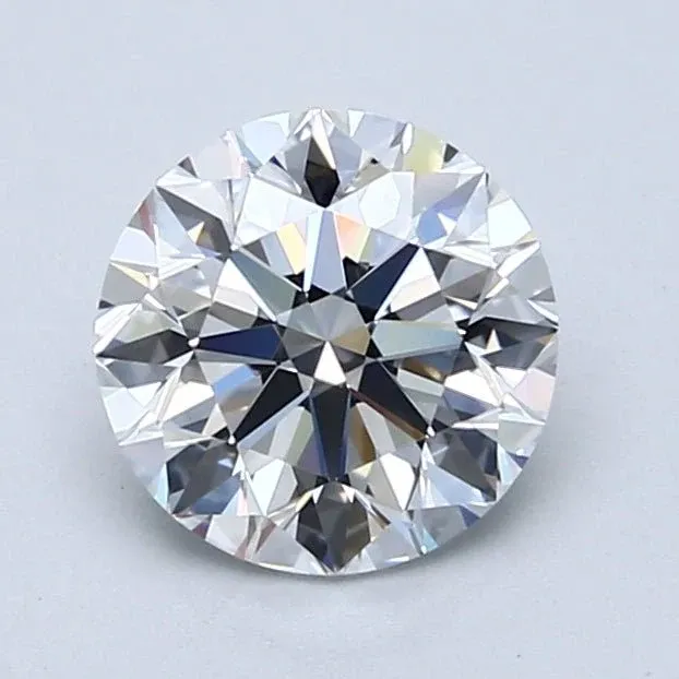 1.5 Carat Round - Natural Diamond - 1.55 - D - VS1 - EX - EX - EX - Diamonds By Rothschild