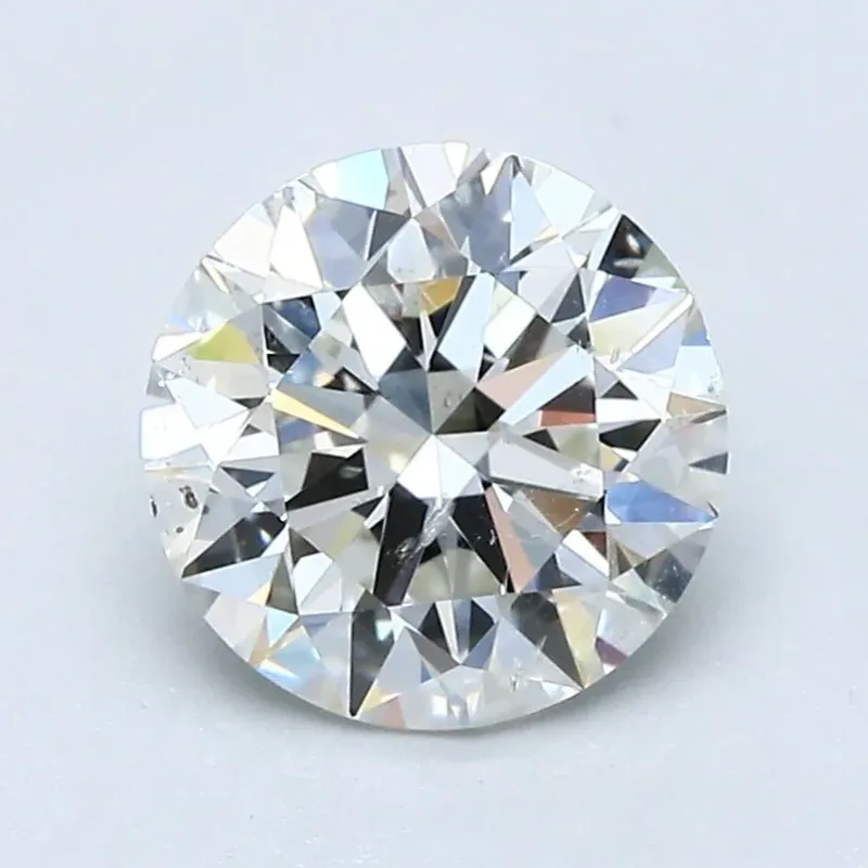 1.5 Carat Round - Natural Diamond - 1.7 - I - SI2 - EX - EX - EX - Diamonds By Rothschild