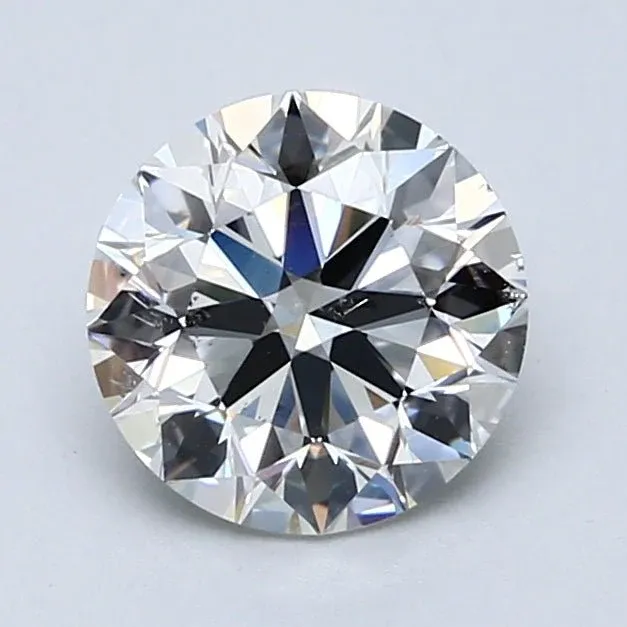 1.5 Carat Round - Natural Diamond - 1.71 - I - SI2 - EX - EX - EX - Diamonds By Rothschild