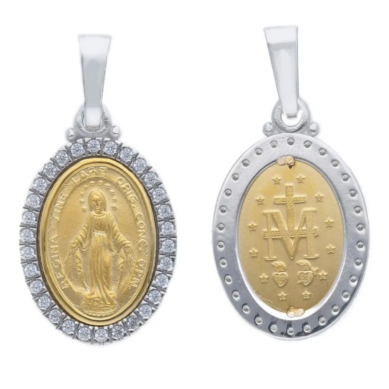 18 Karat - 750 Goldhänger Religiöser Anhänger Bicolor - 165790