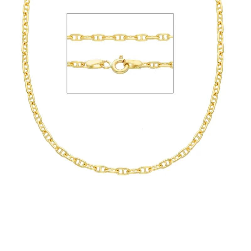 Halskette in 18 Karat Gold in Gelbgold, ca. 10.00 Gramm - MTV065GG