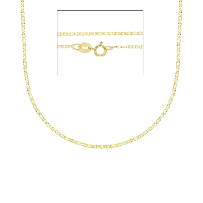 Halskette 18 Karat Gelbgold für Herren & Damen - MUS030GG