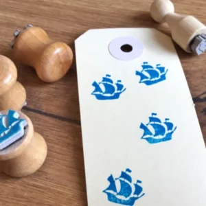 Ministempel Schiffchen (Bunte Bordschätze)