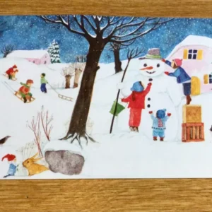 Postkarte Schneemann (Ott-Heidmann / Schnurverlag)