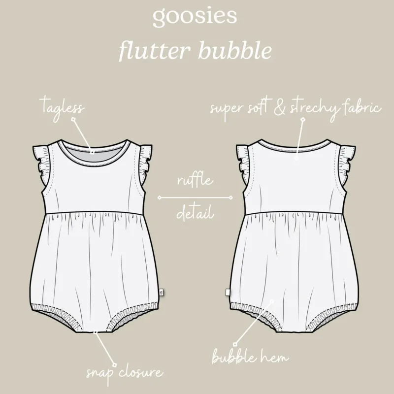 Goosies Flutter Bubble in Bluebonnets – side view