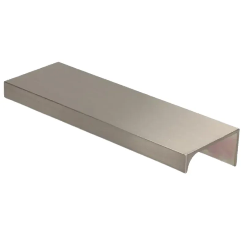 Edge Grip Rundprofil-Griff 192mm (212mm Gesamtlänge) - Gebürsteter Edelstahl – Furnica