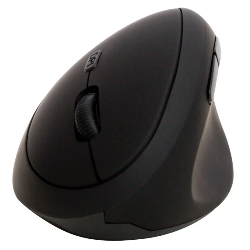 Q-CONNECT Maus Vertical Ergo kabellos Funk schwarz