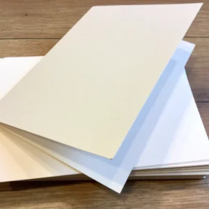 Doppelkarten A6+ 5St. 11x15,5 elfenbein (Pollen) - Polly Paper - Umweltfreundliche Schreibwaren