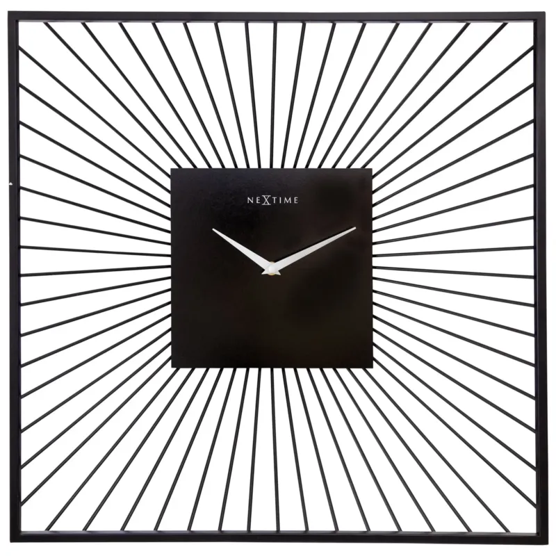 Wanduhr – Lautloses Uhrwerk, Drahtdesign, Skulpturale Optik - Vasco | NeXtime