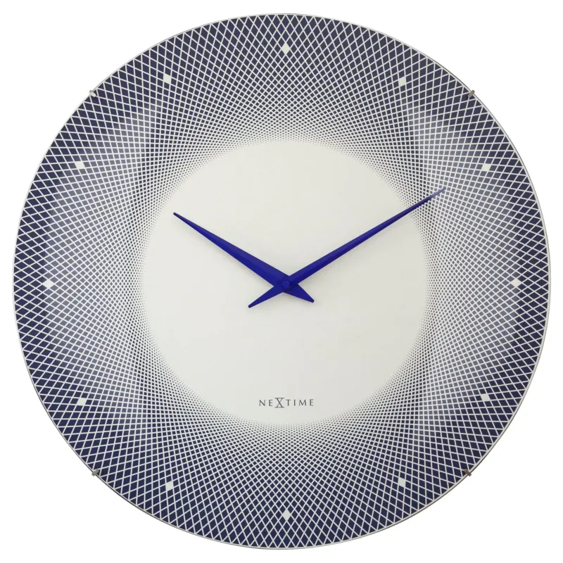 Wanduhr – Gewölbtes Glas, Stilles Werk, Optische Tiefe - Deep 50 | NeXtime