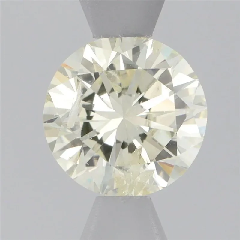 3/4 Carat Round Cut Diamond - N I2 - 0.70ct - 254024 - Diamonds By Rothschild