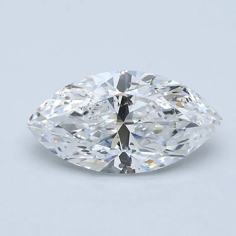 3.5 Carat Marquise - Natural Diamond - 3.51 - D - SI2 - EX - EX - Diamonds By Rothschild