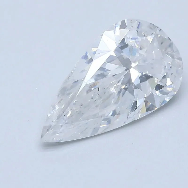 3.5 Carat Pear - Natural Diamond - 3.52 - E - SI2 - VG - G - f - Diamonds By Rothschild