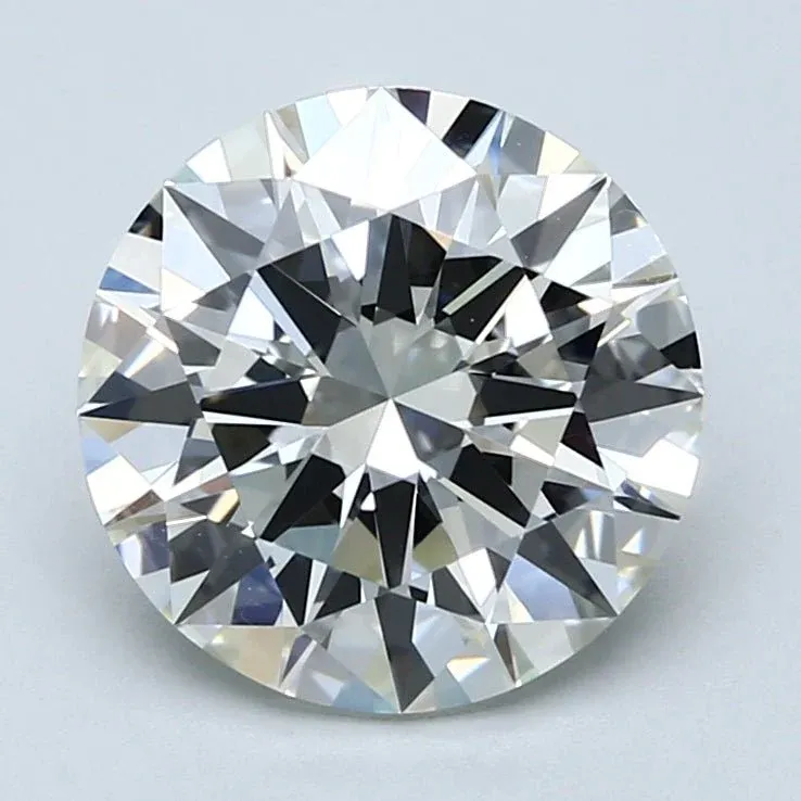 3.5 Carat Round - Natural Diamond - 3.5 - I - VVS1 - EX - EX - EX - Diamonds By Rothschild