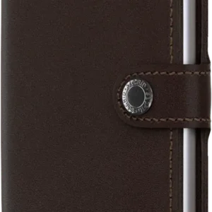Secrid Miniwallet Original Dark Brown mit Gravur - M-Dark Brown