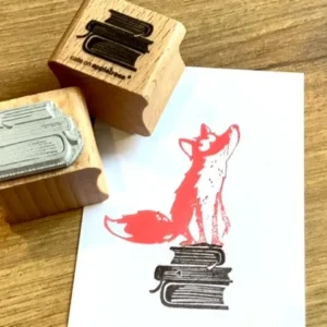 Stempel Bücherstapel (Cats on appletrees) - Polly Paper - Umweltfreundliche Schreibwaren