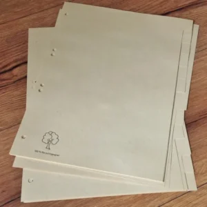 Register 12-teilig blanko Tauenpapier RC A4 - Polly Paper
