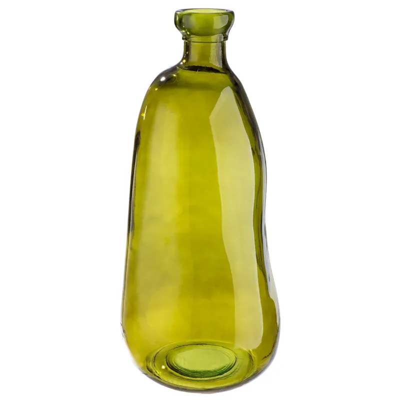 Bodenvase – Organische Form, Grünglas, Bauchiges Design - Organical | Gilde