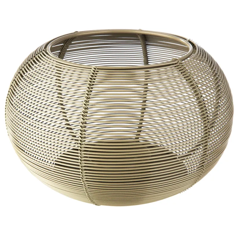 Windlicht – Gestreiftes Muster, Runde Form, 7.5cm Höhe - Rica | Gilde