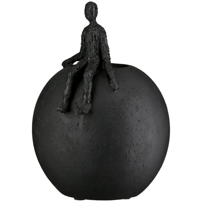 Vase – Personen Design, Strukturierte Oberfläche, Runde Form - People | Gilde