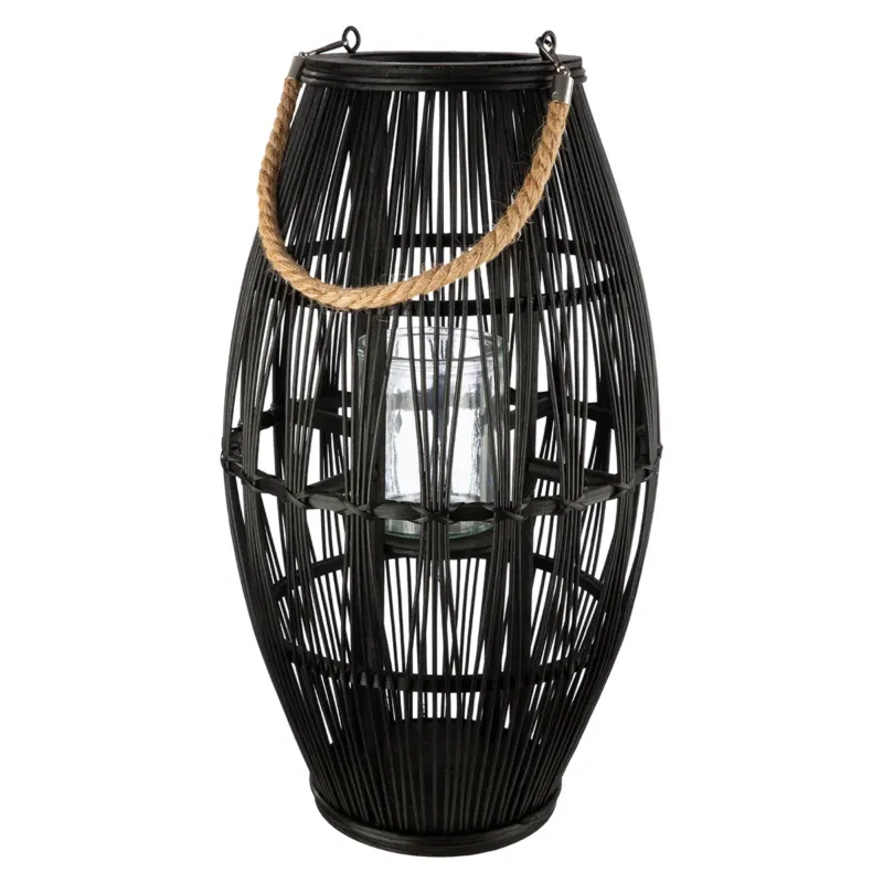 Windlicht – Kegel Form, Glas Einsatz, 50cm Höhe - Yantai | Gilde