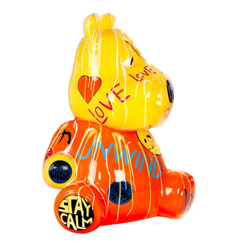 Dekofigur – Hippoform, Luxuriöse Ausstrahlung, Eindrucksvolle Farbgebung, 110 cm - Nilly | Gilde