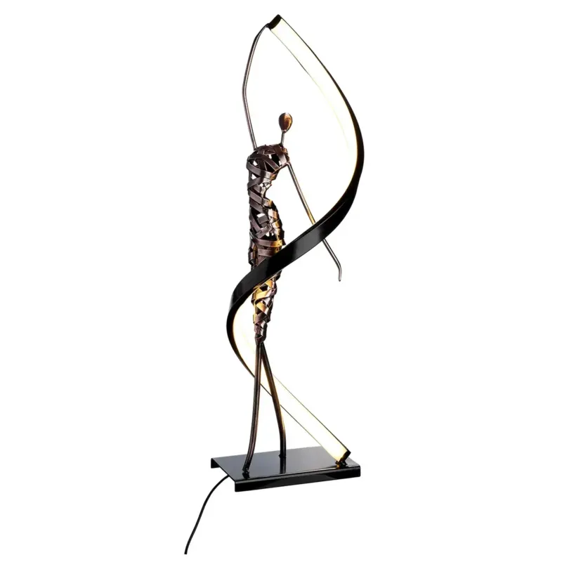 Tischleuchte – Frauenform, Luxuriöse Ausstrahlung, Berührungsschalter, 60 cm - Essence | Gilde