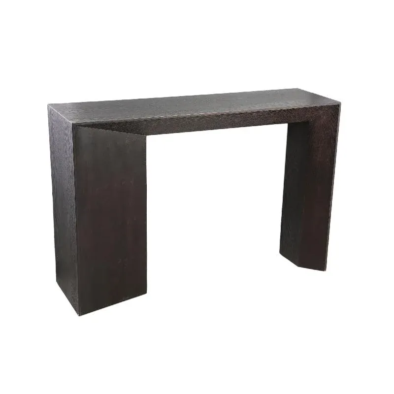 Beistelltisch – MDF, rechteckig, asymmetrisches Design, schwarz – Arivo | PTMD