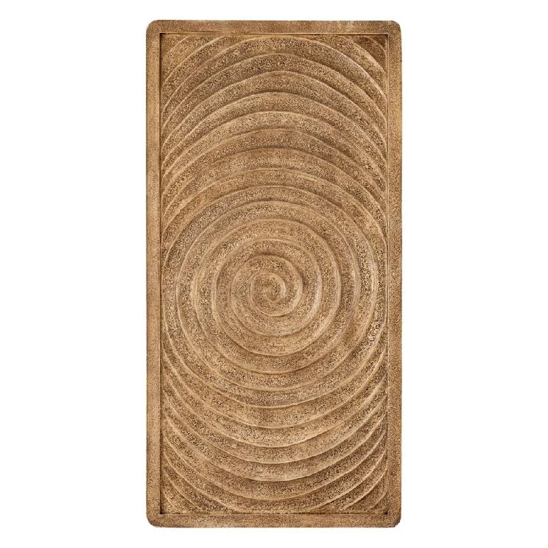 Wandpaneel – Geschwungenes Rahmen Design, MDF Konstruktion, Beiger Farbton, Rechteckige Form, Hoch – Lula | PTMD