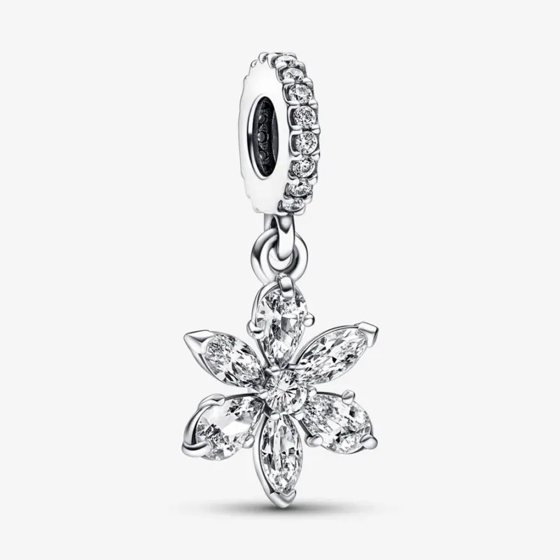Pandora Charm-Anhänger: Herbarium - Funkelnden Runden, Cubic Zirkonia