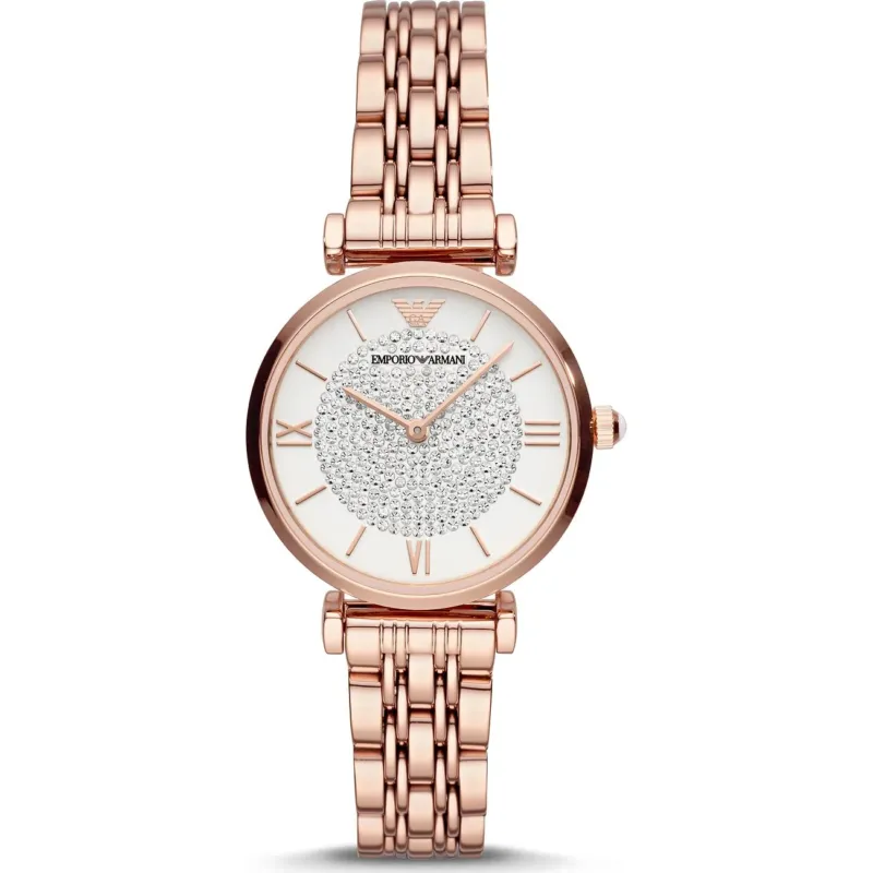 Emporio Armani Chronograph Edelstahl Damenuhr - AR11244