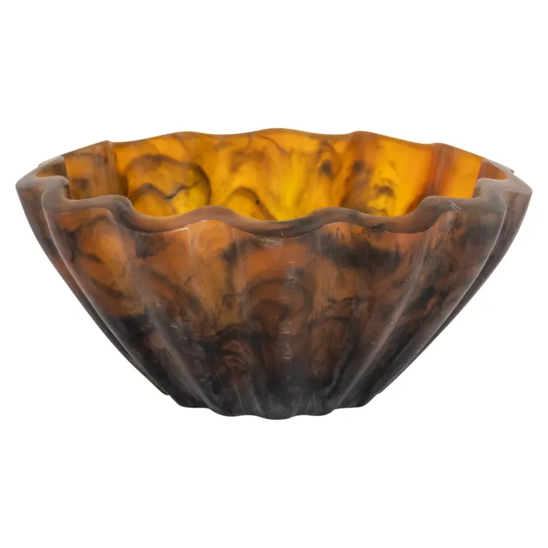 Richmond Schale Jasmine Tortoise klein aus Harz, 21,5 cm