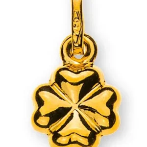 Anhänger Kleeblatt Gelbgold 750