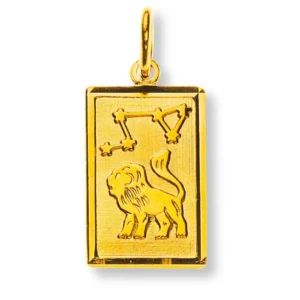 Anhänger Sternzeichen Löwe Gelbgold 750