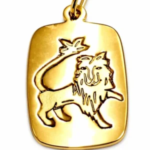 Anhänger Sternzeichen Löwe Gelbgold 750