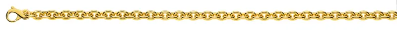 Armband Rundanker Gelbgold 750 3.9mm 19cm