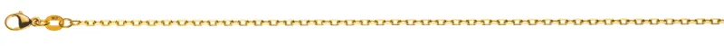 Collier Anker 4-fach geschliffen Gelbgold 750 ca. 1.8mm