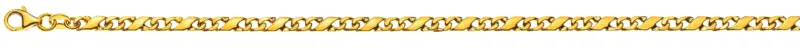 Armband poliert Gelbgold 750 ca. 3.5 mm