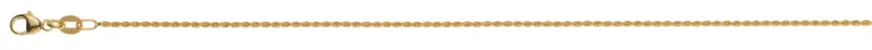 Collier Kordel rund Gelbgold 750 1,3 mm