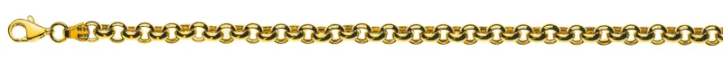 Collier Erbskette halbmassiv Gelbgold 750 ca. 5.0mm