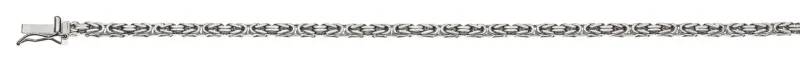 Armband Konigskette Weissgold 750 2.5 mm