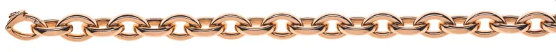 Armband Navette Rotgold 750 poliert Carré-Draht